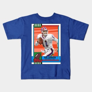 Rob Johnson 90's Football Card Kids T-Shirt
